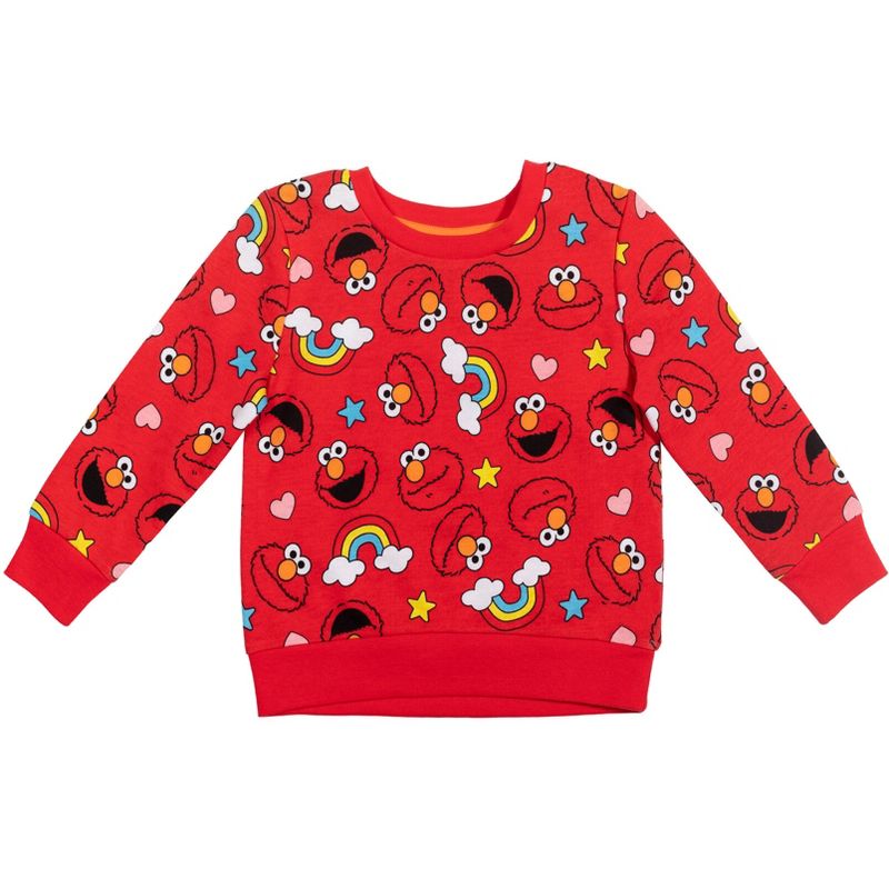 Sesame Street Elmo Abby Cadabby Girls Sweatshirt Toddler, 1 of 8