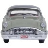 1955 Buick Century Windsor Gray and Dover White with Carlsbad Black Top 1/87 (HO) Scale Diecast Model Car by Oxford Diecast - 3 of 4