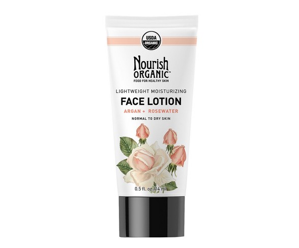 Nourish Organic Lightweight Moisturizing Face Lotion 1.7 oz