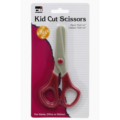 Charles Leonard Kid Cut Scissors, Blunt Tip, Plastic, Assorted Colors (Case of 20)