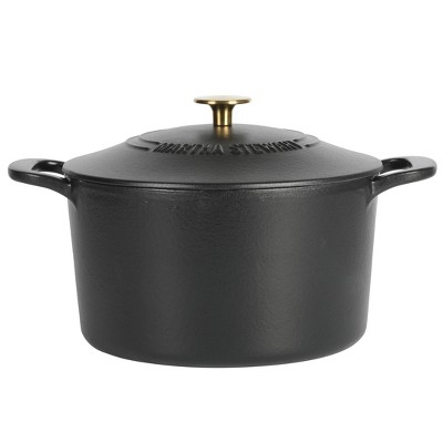 Matte Black 7-Quart Enameled Cast Iron Dutch Oven