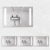 Bathroom Mirror, 3 Touch Switches, 36¡Á24 Inch LED, Anti Fog, 3000-6000K Color Temperature Double Door - 4 of 4