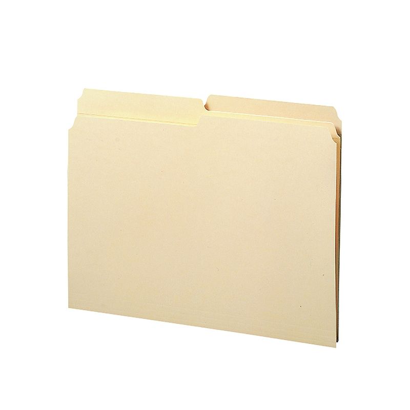 Smead File Folders, Reinforced 1/2-Cut Tab, Letter Size, Manila, 100 Per Box (10326), 2 of 3
