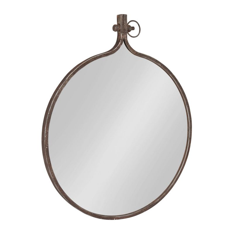 24&#34; x 28&#34; Yitro Metal Framed Wall Mirror Bronze - Kate and Laurel, 3 of 7