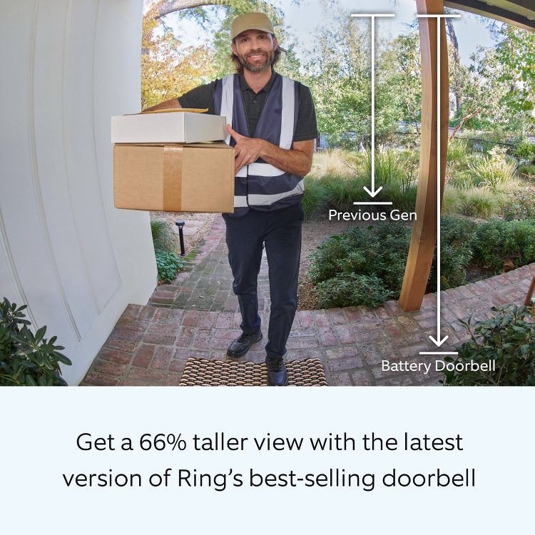 Ring Starter Set with Battery Doorbell and Indoor Cam: Security Wi-Fi System, 2 Cameras, 3 of 12