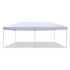 Z-Shade 20 x 10 Foot Everest Instant Canopy Outdoor Patio Shelter, White & Durable Plastic Circular 5 Pound Canopy Tent Leg Weight Plates, Set of 4 - image 2 of 4