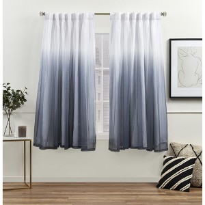 EXCLUSIVE HOME Crescendo Lined Room Darkening Blackout Hidden Tab Top Curtain Panel Pair - 1 of 4
