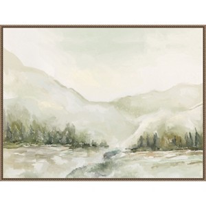 Amanti Art Winter Landscape 6 by Annie Quigley Canvas Art Framed - 1 of 4