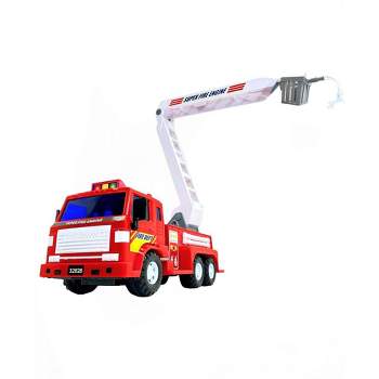 Big Daddy – Friction Powered Fire Fighting Rescuing Toy Truck with Extendable and Active Water Hose