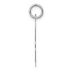 Black Bow Jewelry 14k White Gold, Madison Collection LG Classic Script Initial A Pendant - 2 of 4