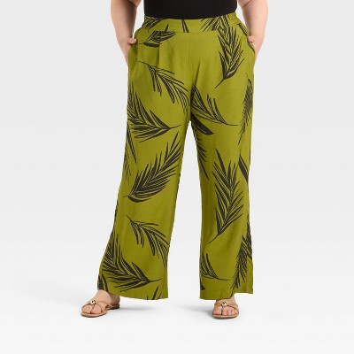 Women's High-Rise Wide Leg Pants - A New Day™