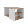 NicBex Coffee Tables for Living Room Modern Rectangle Coffee Table with Spacious Open Shelf and Durable Material, Multicolor - 3 of 4