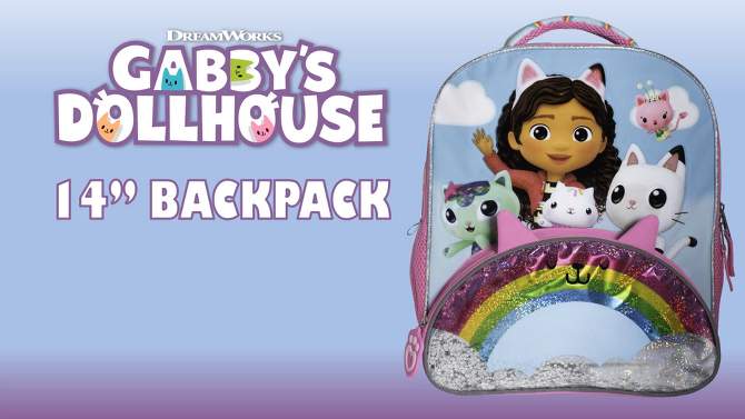 Gabby&#39;s Dollhouse Kids&#39; 14&#34; Backpack, 2 of 7, play video