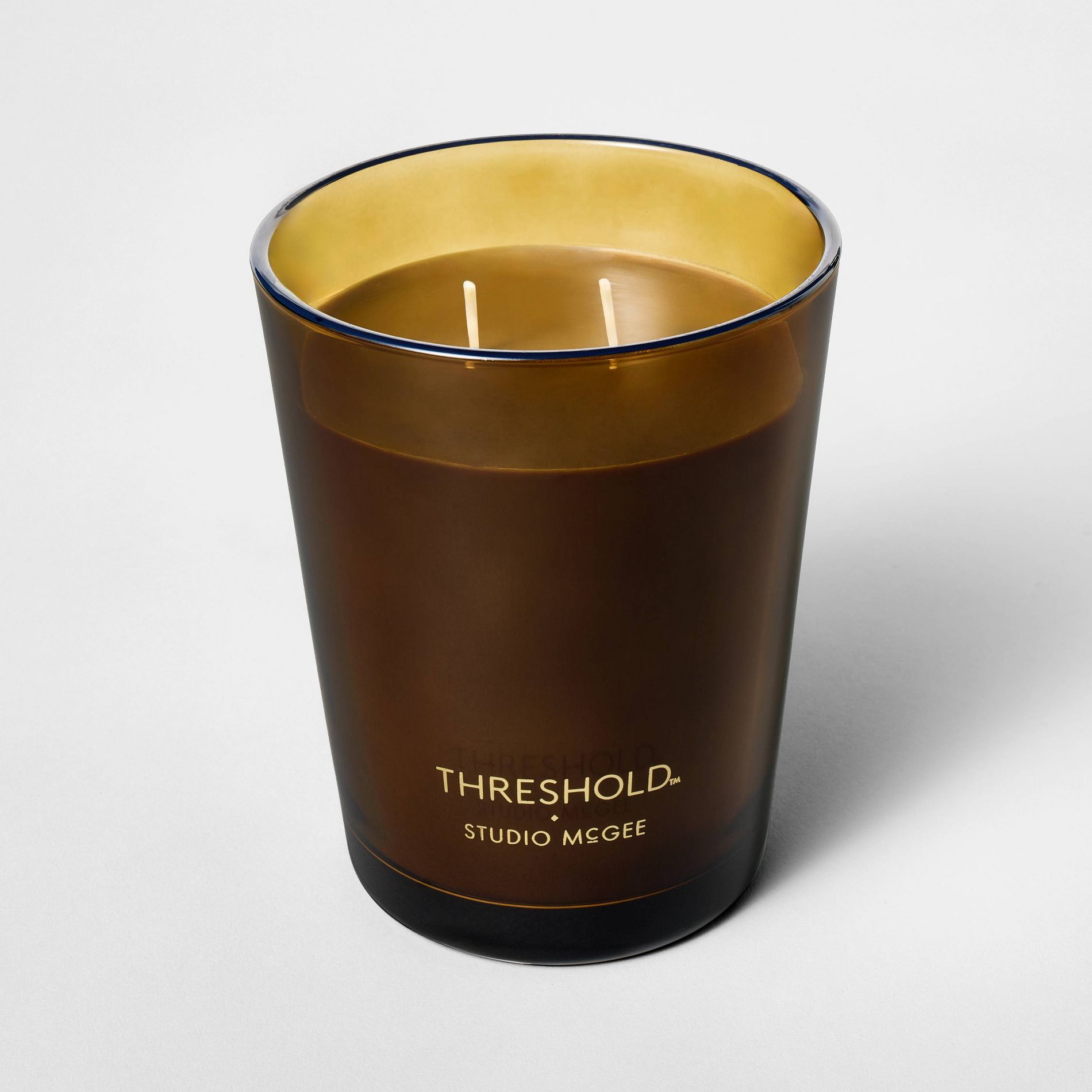 2 Wick Glass Sunflower and Ivy Candle Green - Threshold™ by Studio McGee