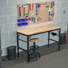 PAGED Modern Office Desk,Adjustable Writing Desk,Computer Desk for Home,Office,Workshop,Black - 2 of 4