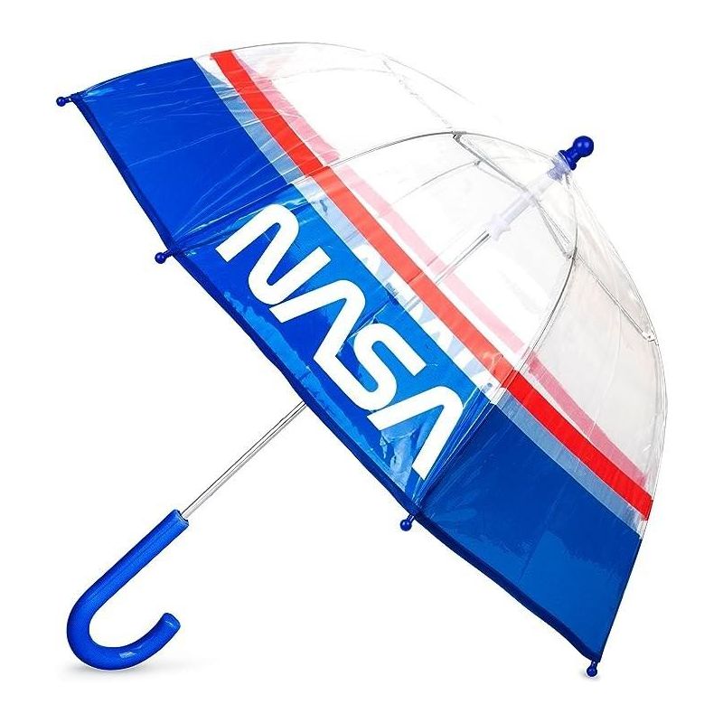 NASA Kids Clear Bubble Umbrella- Ages 3-10, 1 of 3