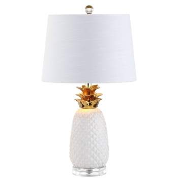 23" Ceramic Pineapple Table Lamp (Includes Energy Efficient Light Bulb) - JONATHAN Y