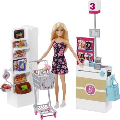 Target barbie shop dolls