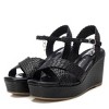 XTI Women's Criss Cross Wedge Sandals 144057 - 4 of 4