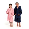 Linum Kids 100% Polyester SUPER PLUSH Double Brushed Hooded Bathrobe - 4 of 4