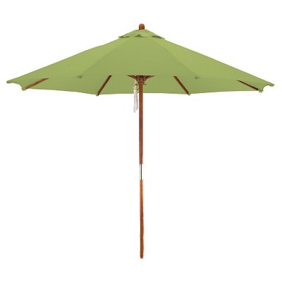 9 Wood Market Umbrella Lime Green Astella Target