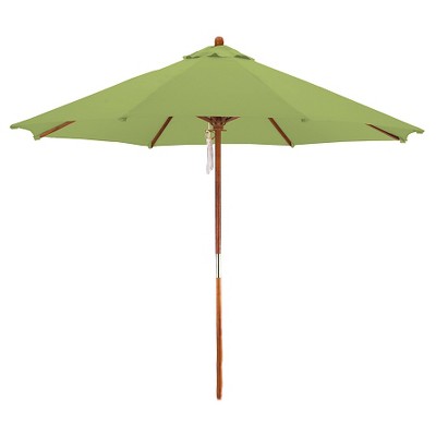 9 Wood Market Umbrella Lime Green Astella Target