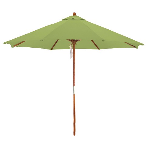 9 Wood Market Umbrella Lime Green Astella Target