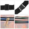 Unique Bargains Stylish Reflective Holographic Sports Waist Bag 1 Pc - 4 of 4