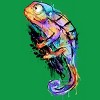 Boy's Design By Humans chameleon By alnavasord T-Shirt - 2 of 3