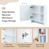 VYNXARIA Wall-Mounted Bathroom Mirror Cabinet with Shelves & Towel Rack. - 2 of 4