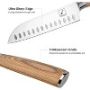 imarku Santoku Knife, 7 inch Kitchen Knife Ultra Sharp Asian Knife Japanese Chef Knife - Ergonomic Pakkawood Handle, Gold - 3 of 4