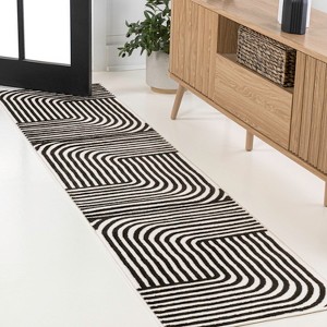 JONATHAN Y Odense High-Low Minimalist Angle Geometric Indoor/Outdoor Area Rug - 1 of 4