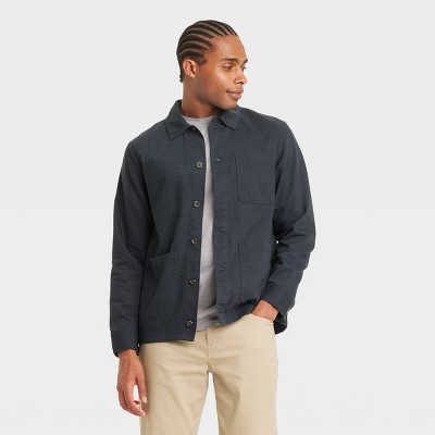 Men's Long Sleeve Flat Collared Button-Down Shirt - Goodfellow & Co™