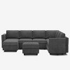 Belffin Modular Terry Sofa with Storage Seat and Ottoman (7 Seats + 9 Sides) - 2 of 4