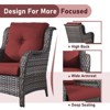 Gymojoy Outdoor Patio Chair with Table High Back Club Chair - 4 of 4