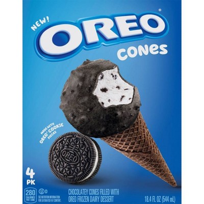 Oreo Ice Cream Cone Frozen Desserts - 18.4oz/4ct : Target
