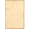 Modern Geometry 15.75" x 23.6" Framed Dimensional Wall Art - WLA9001 - Beige - Safavieh - 3 of 4