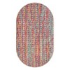 Braided Printed Machine Washable Rug with Rubber Backing for Living Room Non-Slip Dining Room Rug Foldable Contemporary Accent Rug - 4 of 4