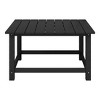 WestinTrends Malibu 5-Piece HDPE Adirondack Chair Outdoor Patio Square Table Conversation Set - 4 of 4