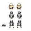Adult Star Wars Episode 8 Droid Stud Earrings, 3-Sets - 2 of 2