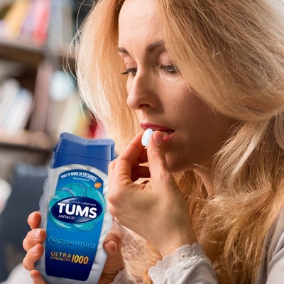 Tums Ultra Strength Mint Antacid Chewable Tablets 160ct