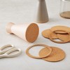 Bright Creations 50 Pack Self-Adhesive Cork Coaster Backing Sheets - Round Circles for DIY Crafts (3.5 in Diameter) - 3 of 4