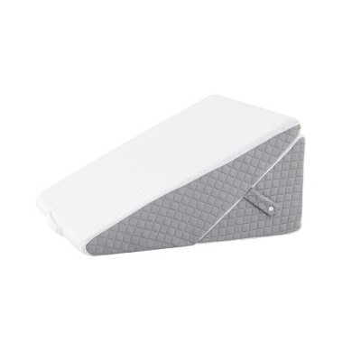 Gray and White Memory Foam Wedge Pillow Set
