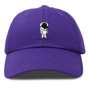 Dalix Astronaut Embroidered Alien Dad Hat Cotton Baseball Cap Adjustable Mens - 1 of 4
