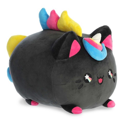 Black unicorn stuffed store animal