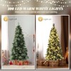 VINGLI 6ft Prelit Artificial Christmas Pencil Tree with Warm White Colorful LED Light, 600 Realistic Branch Tips - 3 of 4