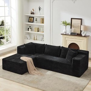 GustoWave 106" Cloud Sectional Couch with L-Shape Chaise,Modern Modular Sofa with Deep Seat,Upholstered Couches for Living Room,Left Facing - 1 of 4