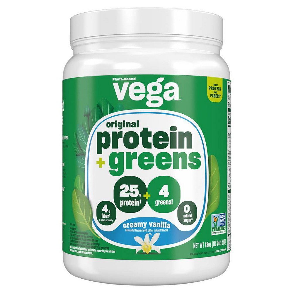 Photos - Vitamins & Minerals Vega Protein and Greens Vegan Plant Based Powder - Vanilla 