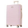 Whisen 5-Piece ABS Luggage Set with 3 Different Size Front Opening Suitcases and 2 Toiletry Bags, USB Port, Cup Holder, TSA Lock - 4 of 4