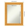 Amanti Art Sierra Half-Inch-Bevel Wood Framed Bathroom Vanity Wall Mirror - 3 of 4